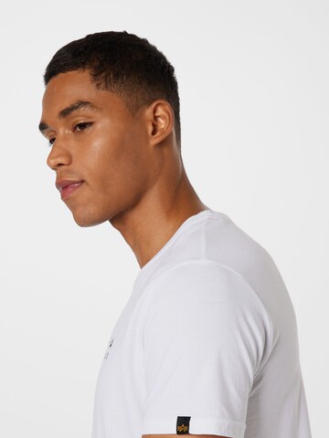 T-Shirt ALPHA INDUSTRIES en blanc