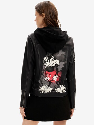Desigual - Chaqueta de entretiempo en negro: frente