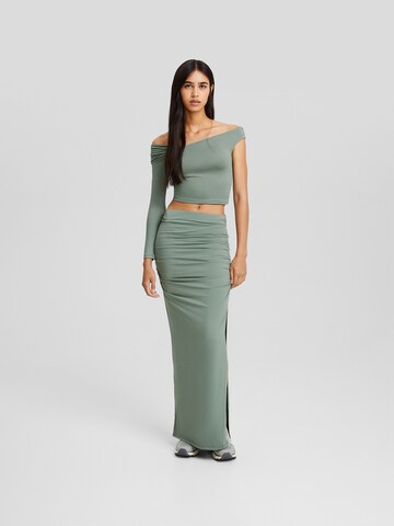 Bershka Skirt in Green