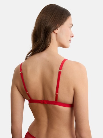 Triangolo Reggiseno 'Candide' di ETAM in rosso