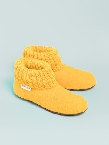 Gottstein Slippers 'Hüttenschuhe Alpine Boot FE' in Yellow