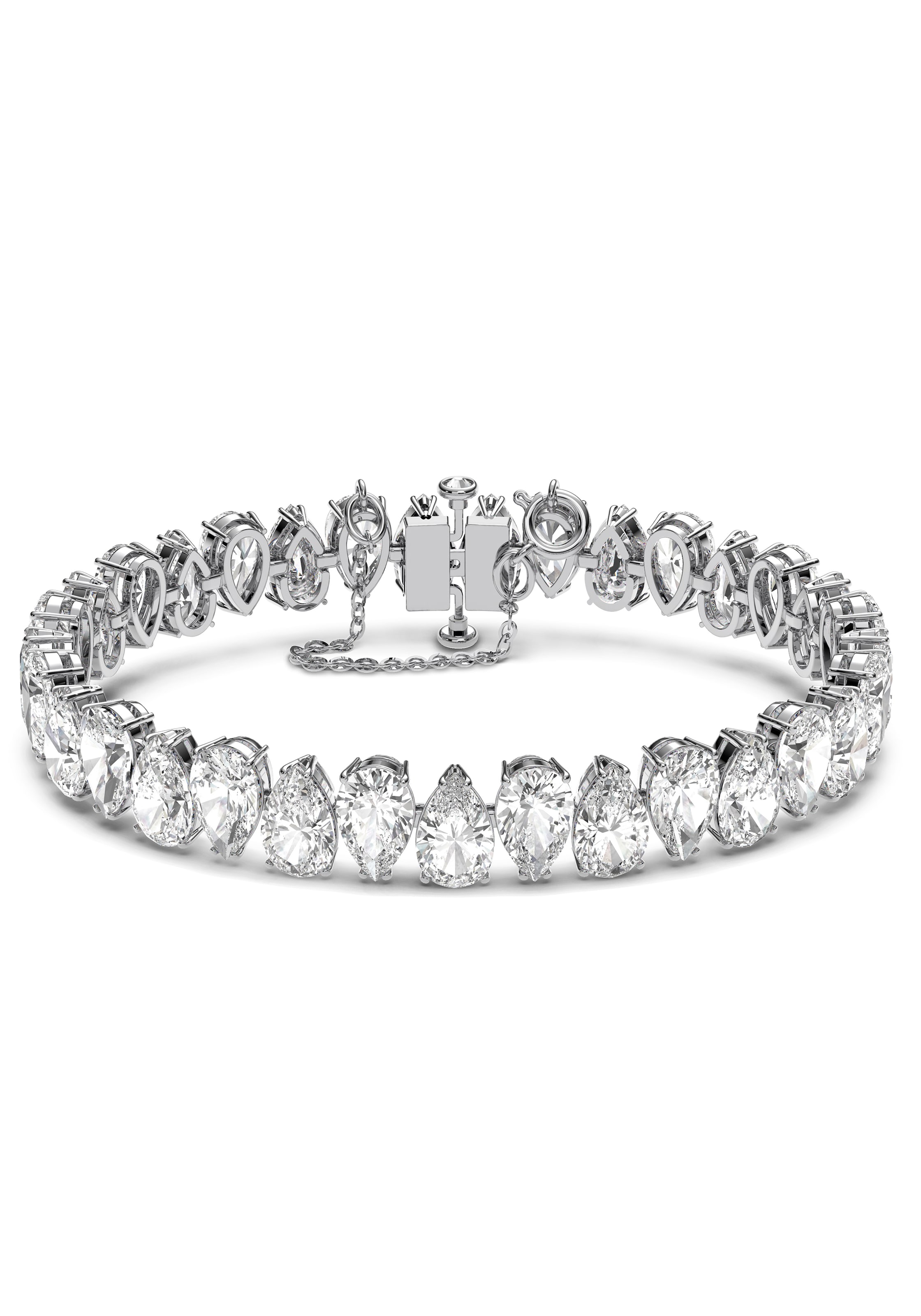 Swarovski Armband in Silber: Vorderseite