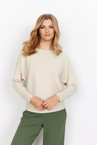 Pull-over Soyaconcept en beige : devant