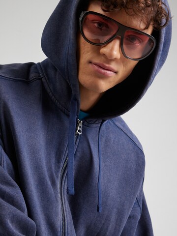 Giacca di felpa 'Roman' di WEEKDAY in blu