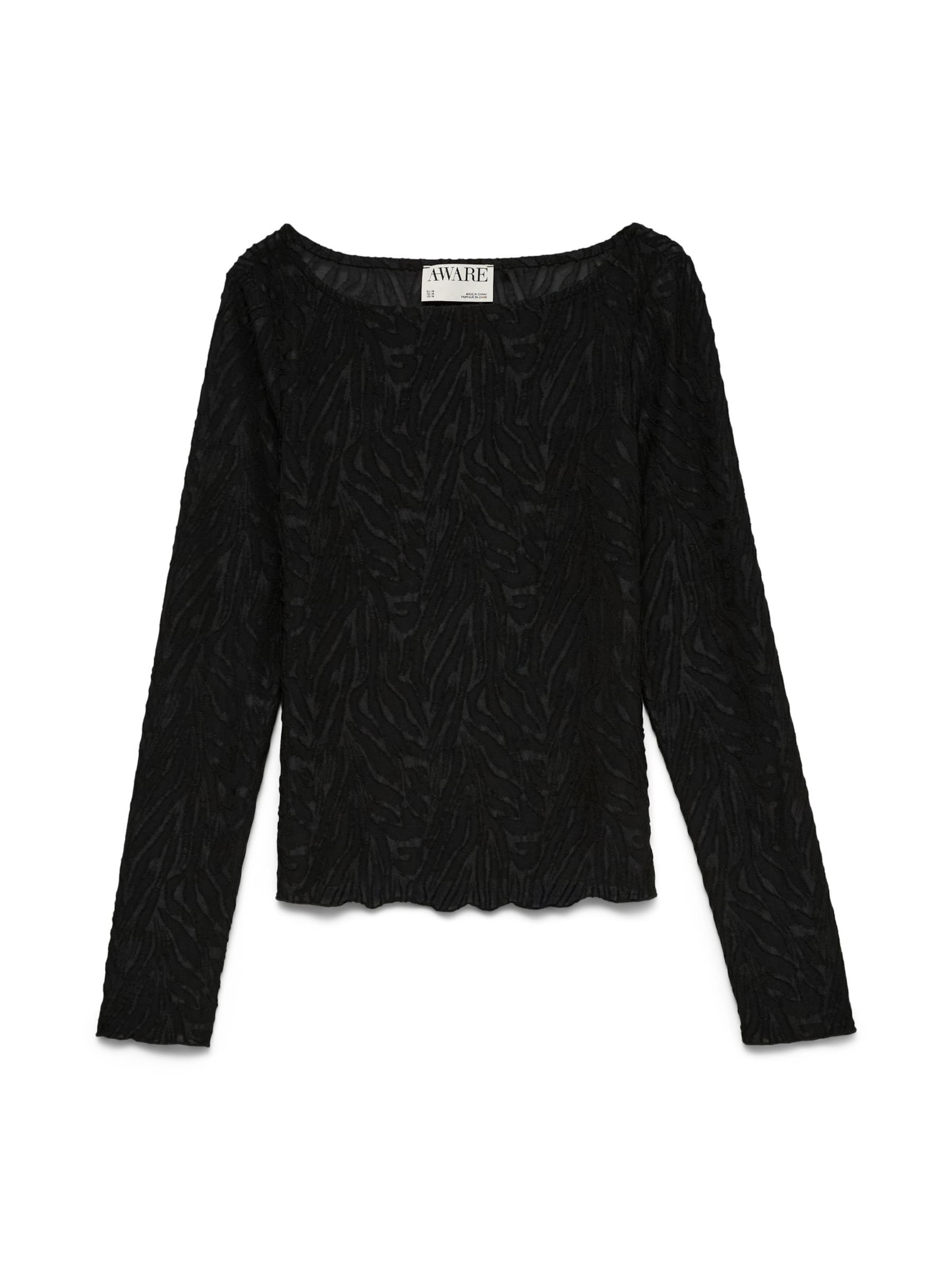 VERO MODA Top in Zwart: voorkant
