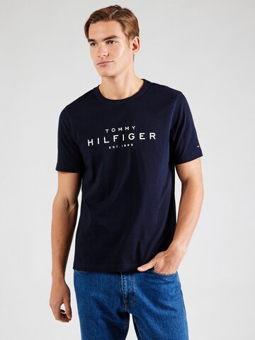 Maglietta di TOMMY HILFIGER in blu: frontale