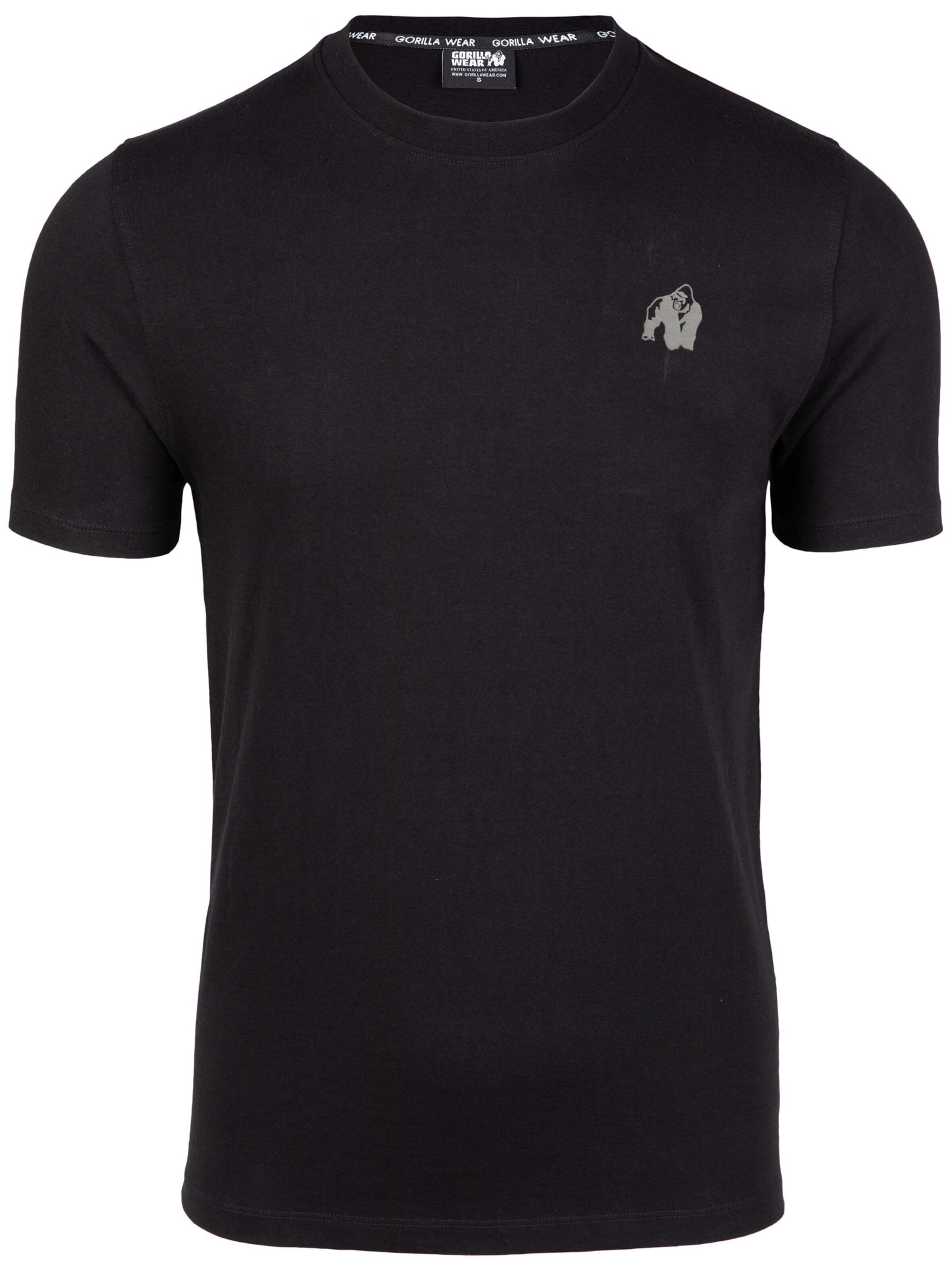 Gorilla Wear Shirt 'Oregon ' in Zwart: voorkant