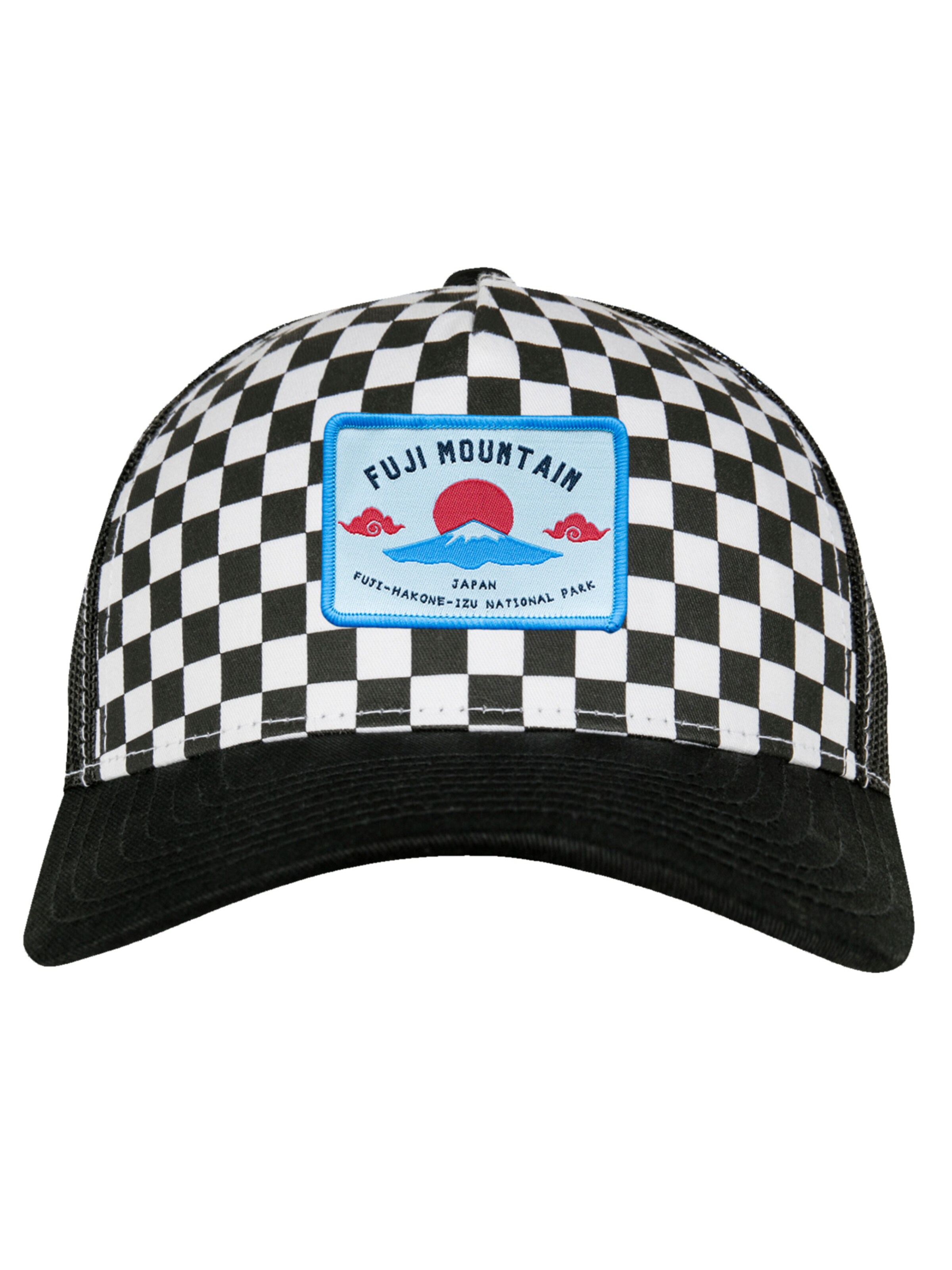 Casquette 'Fuji Mountain' F4NT4STIC en noir : devant