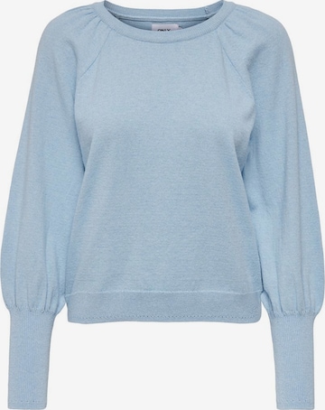 Pull-over ONLY en bleu : devant