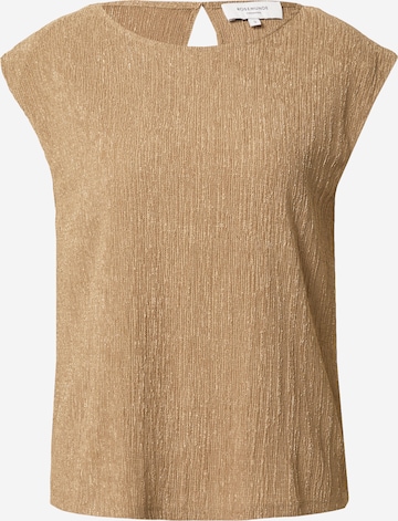 rosemunde Bluzka w kolorze brązowy: przód