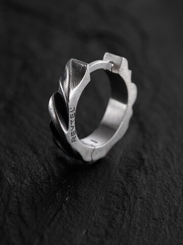 REYTEL Σκουλαρίκι 'FORGED' σε ασημί