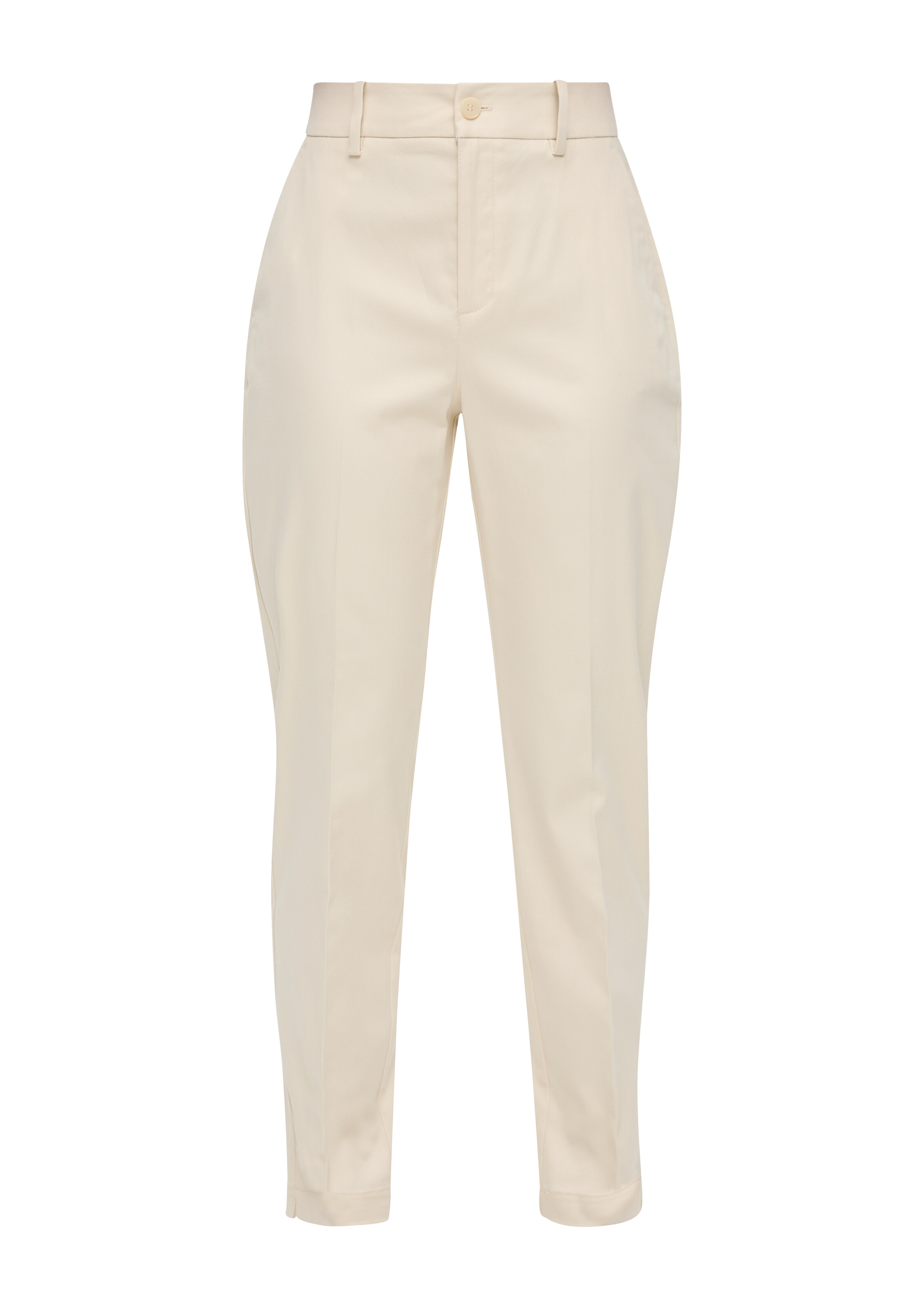 s.Oliver Pleated Pants in Beige: front