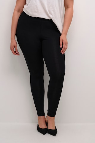 KAFFE CURVE Slimfit Leggings 'Jena' i svart