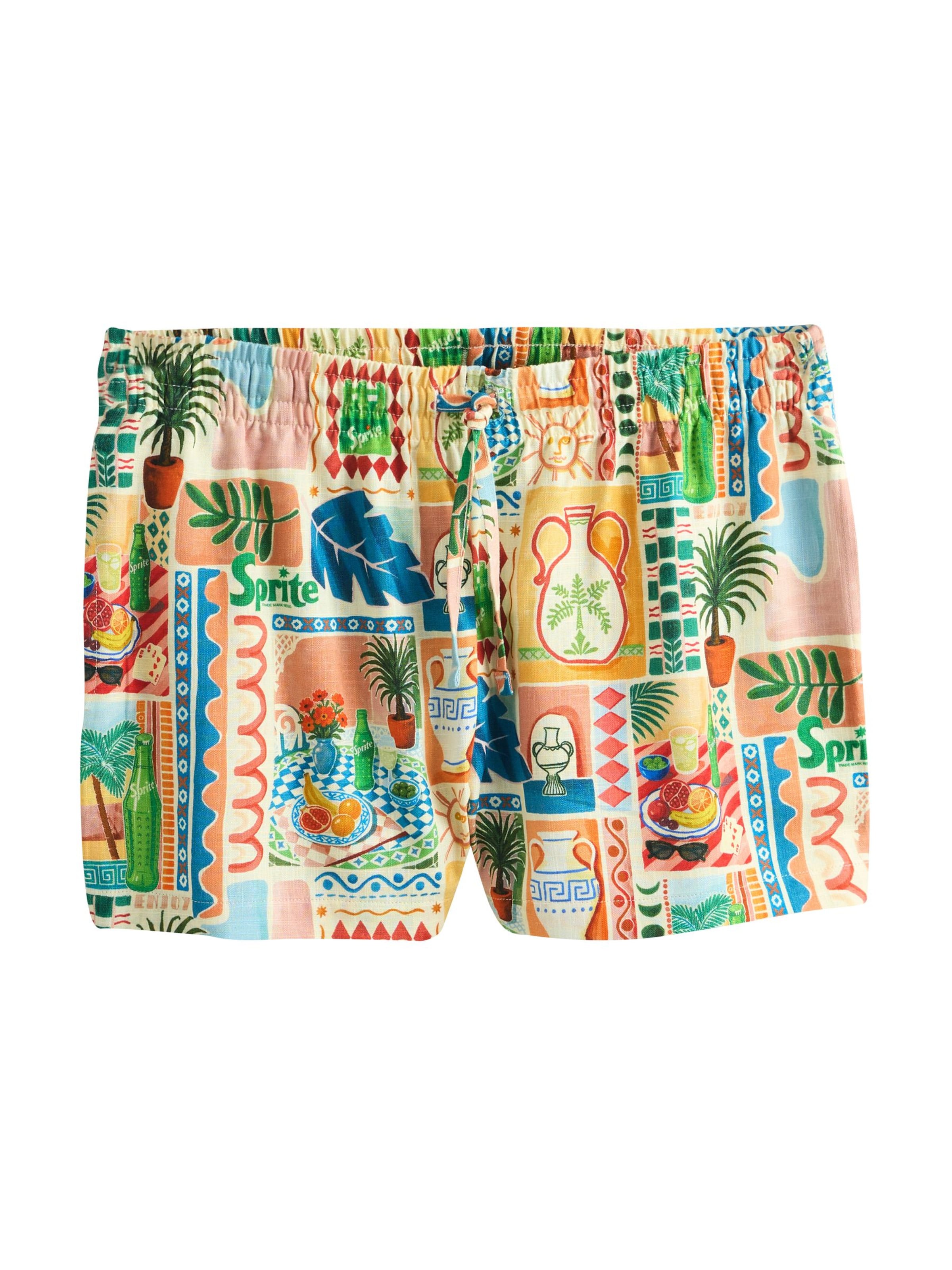 Next Kort pyjamas i blå