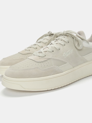 Pull&Bear Platform trainers in Beige