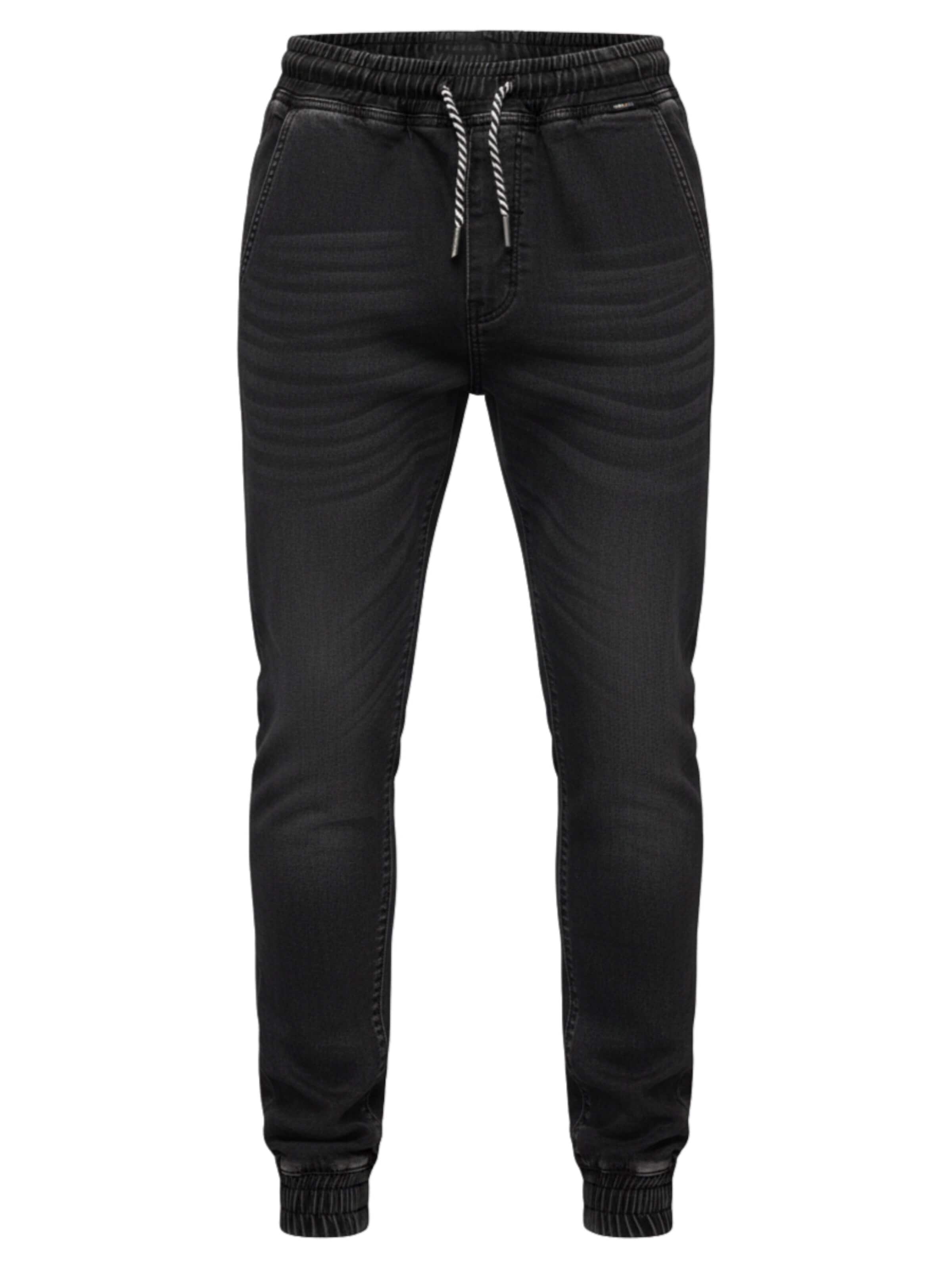 Ombre Tapered Sportnadrágok - fekete: elől