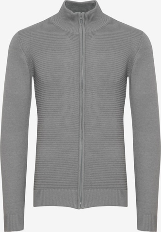 INDICODE JEANS Knit Cardigan 'Rickert' in Grey: front