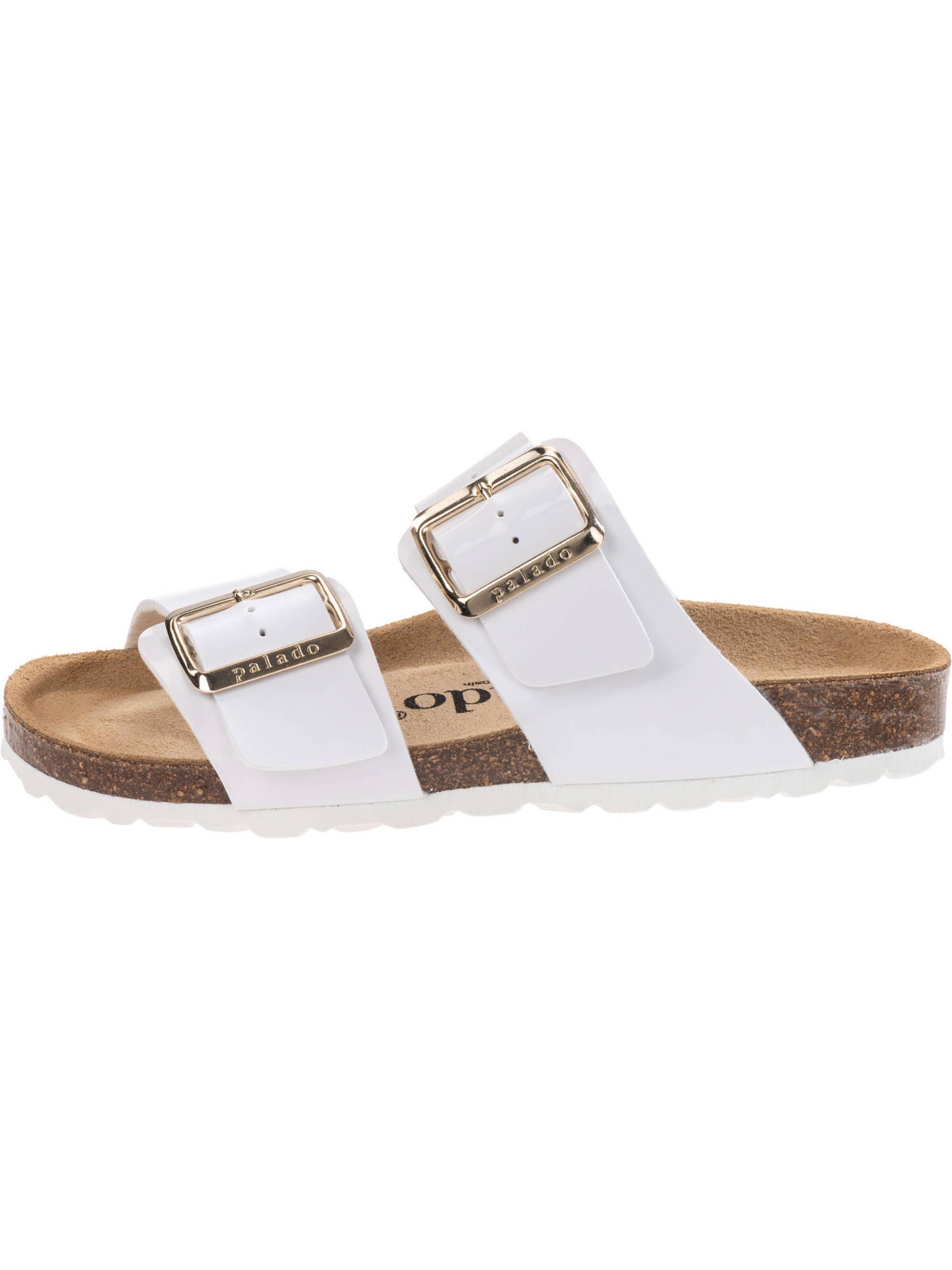 Palado Pantofle 'Samos EGS' – bílá: přední strana