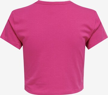 ONLY T-shirt 'Clara' i rosa