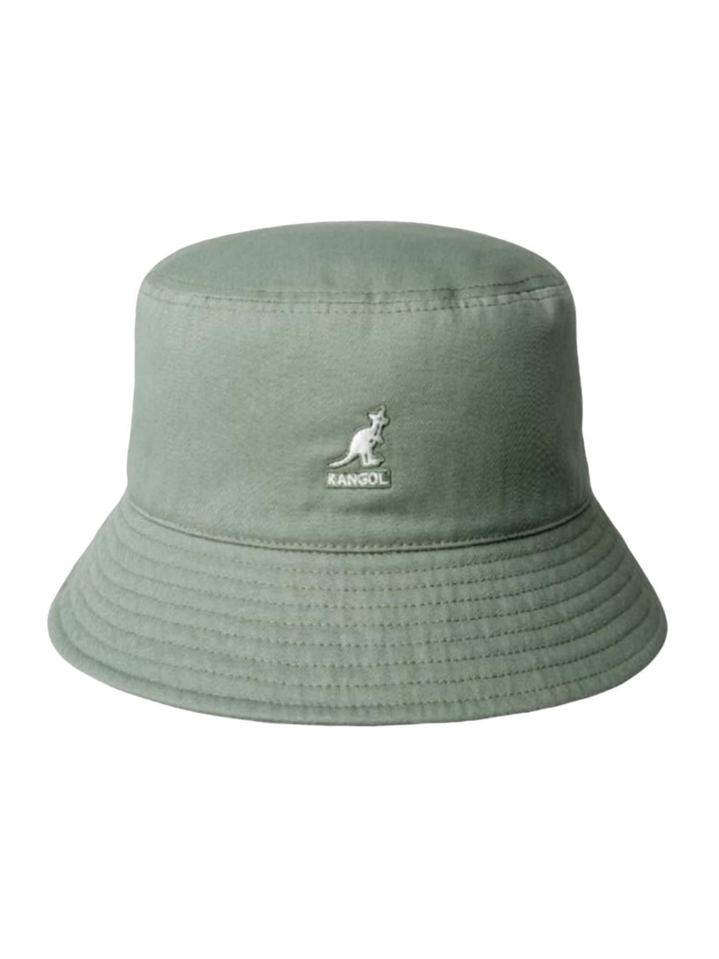 KANGOL Kapelusz 'Washed Bucket Sage Green' w kolorze zielony: przód