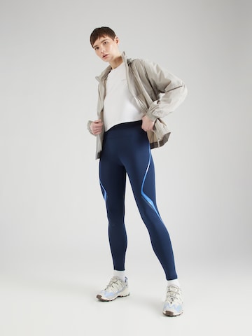 Skinny Pantaloni sportivi 'Speed Line' di Röhnisch in blu