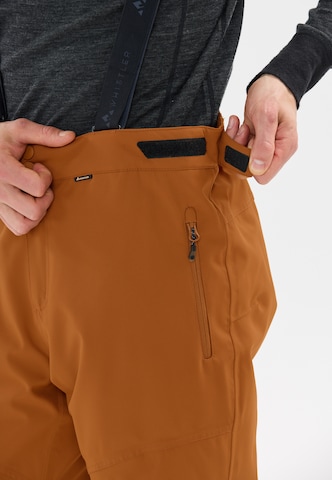 Whistler Regular Sports trousers 'Drizzle' in Brown