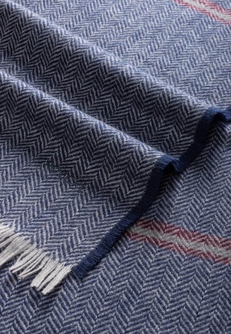 Roeckl Sjaal ' WOVEN HERINGBONE ' in Blauw
