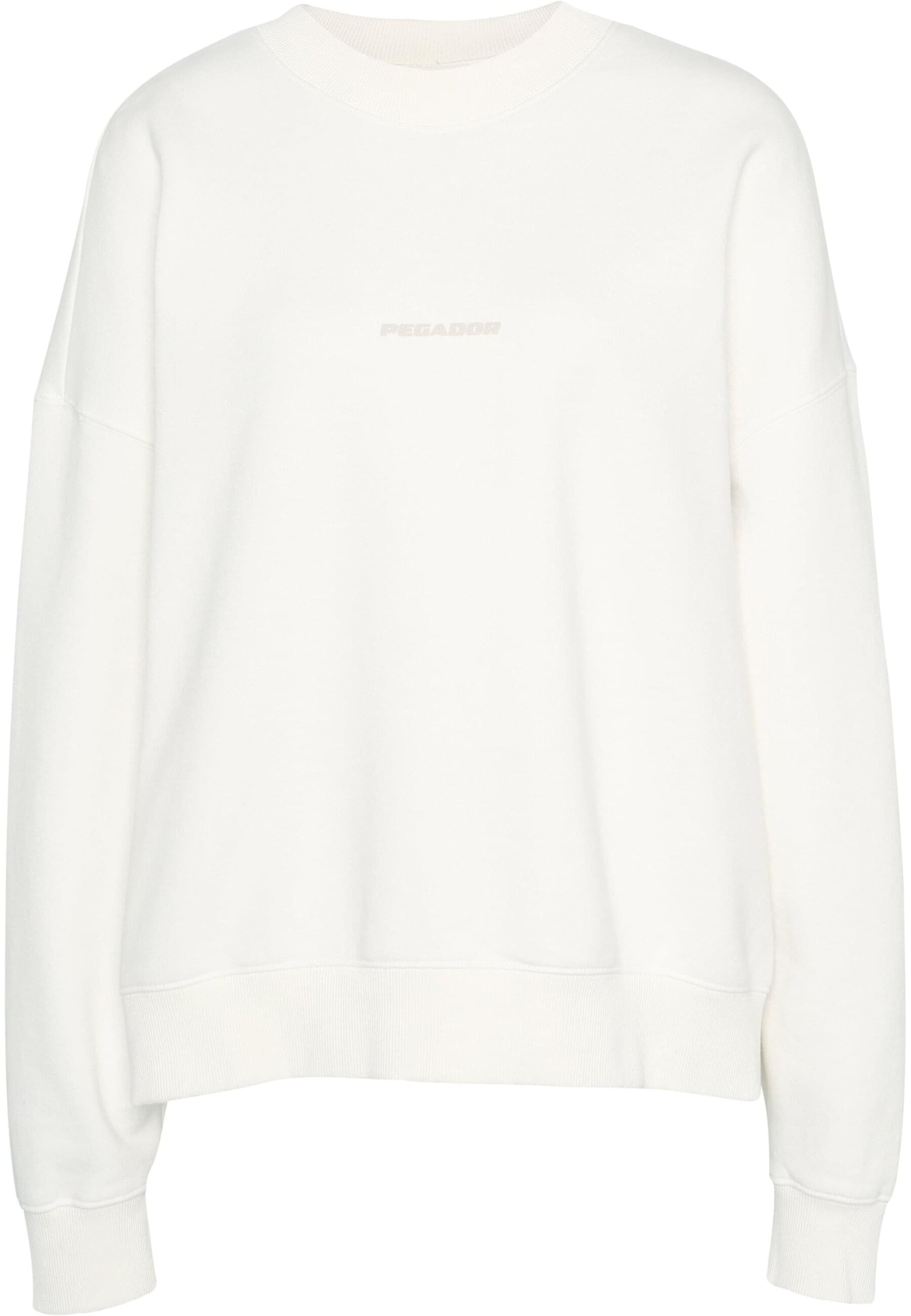 Felpa 'Sela' di Pegador in bianco: frontale