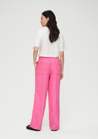 s.Oliver Wide Leg Hose in Pink