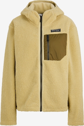 ZIENER Funktionsfleecejacke 'Juha' in Beige: Vorderseite