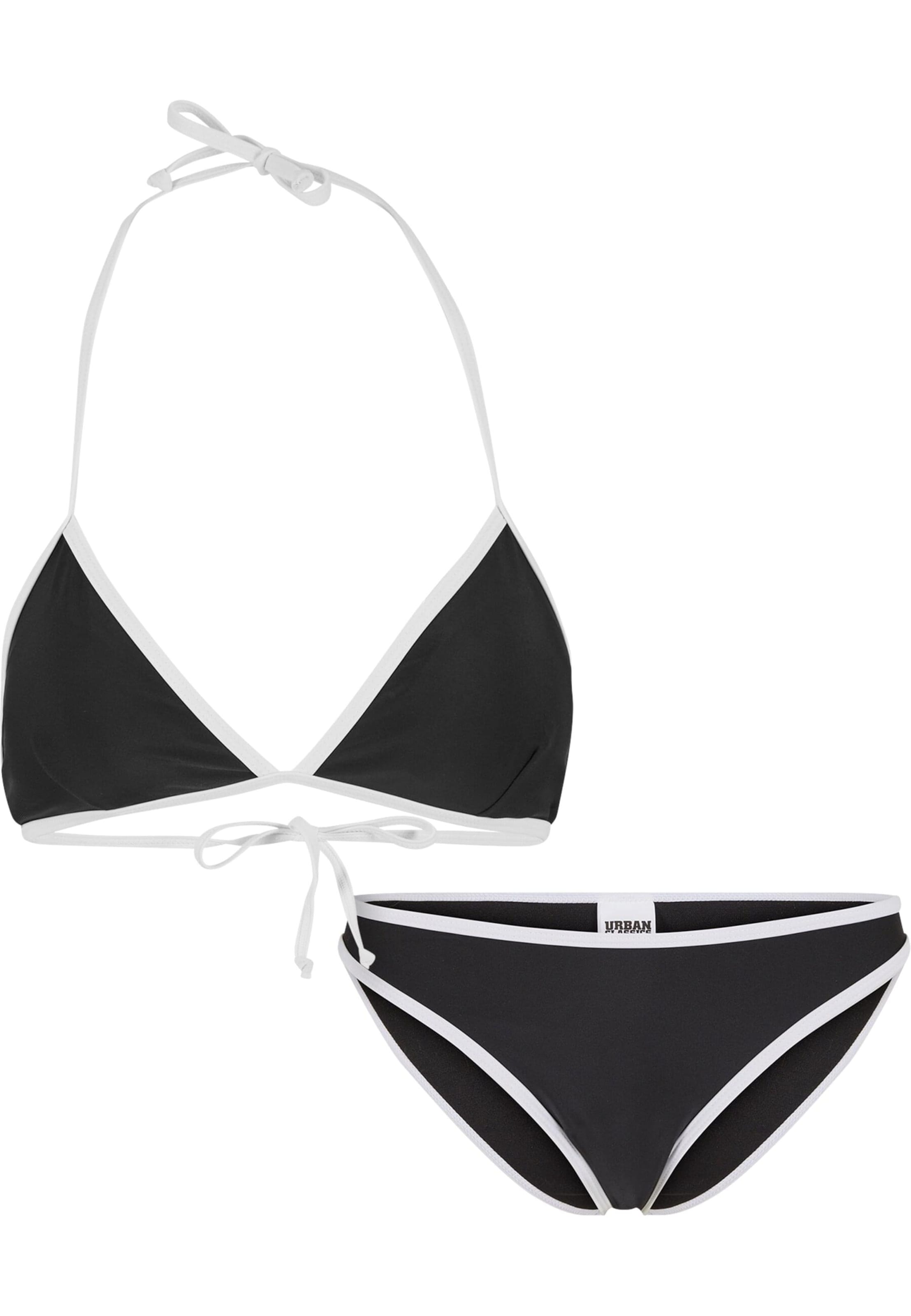 Triangle Bikini Urban Classics en noir : devant