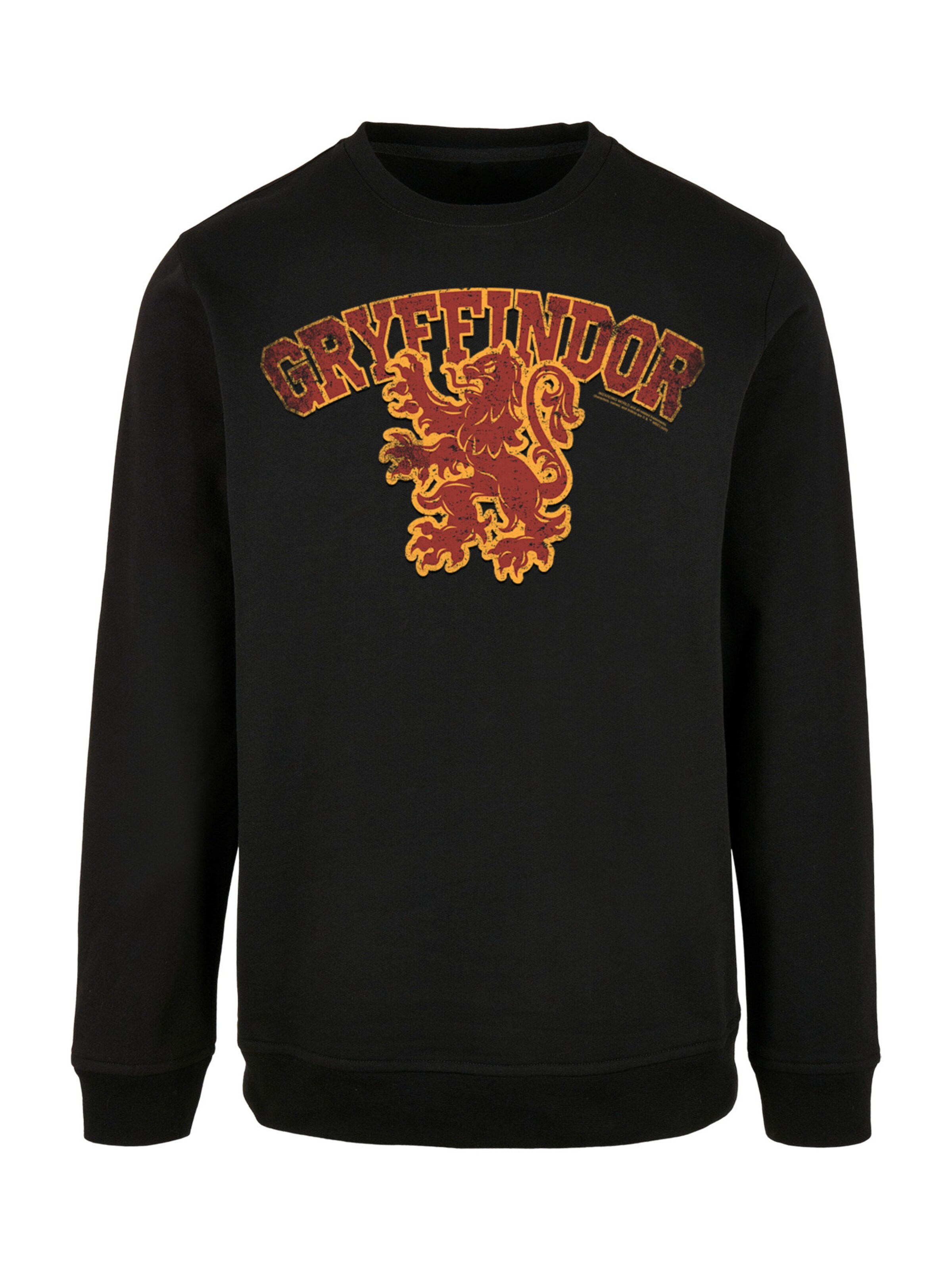 Sweat-shirt 'Harry Potter Gryffindor Sport Emblem' F4NT4STIC en noir : devant