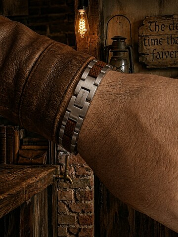 Holzwerk - Pulsera 'GORINSEE' en plata