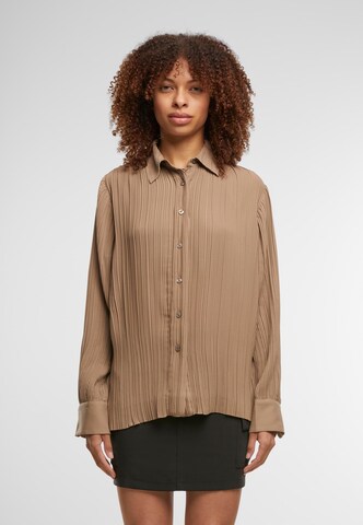 SECOND FEMALE Blouse 'Tracy' in Bruin: voorkant