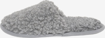 Gottstein Hausschuh 'Curly Wool' in Grau: Vorderseite