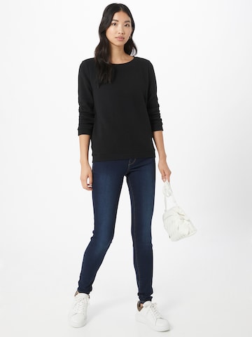TOM TAILOR DENIM Sweatshirt in Black