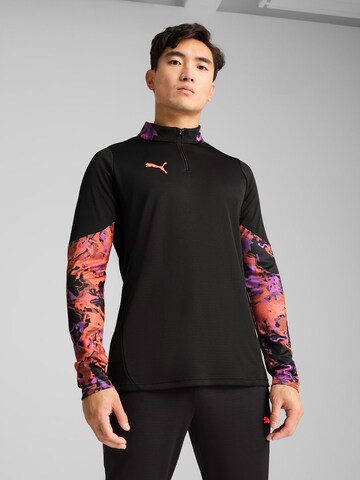 PUMA Funkcionalna majica 'Individual Cup' | črna barva: sprednja stran
