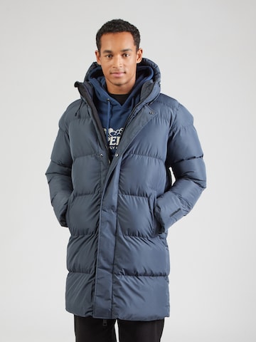 Superdry Зимняя куртка в Синий: спереди