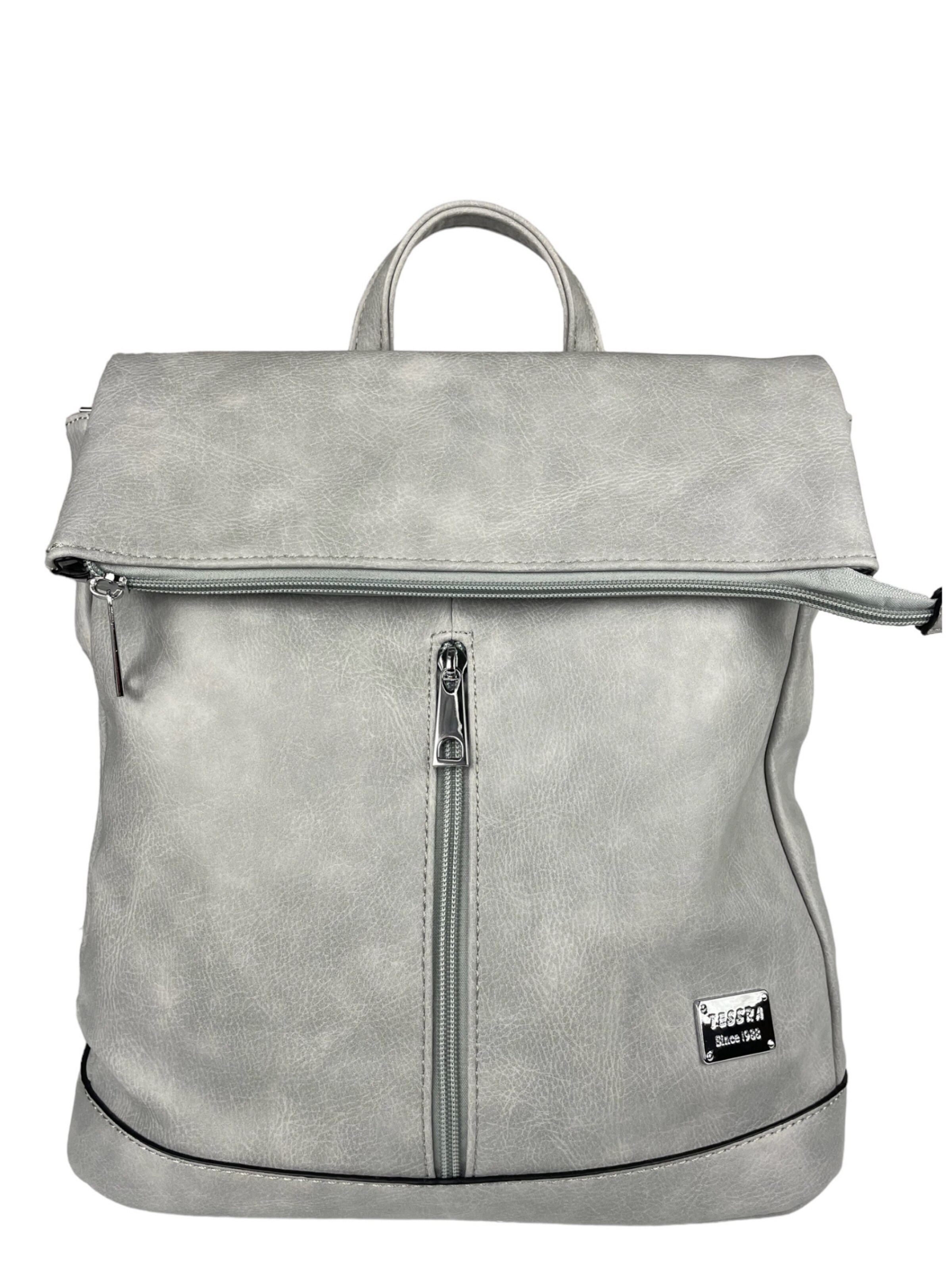 Kumixi Rucksack '2in1 Rucksacktasche'‌‌‌‌‌‌ in Grau: Vorderseite