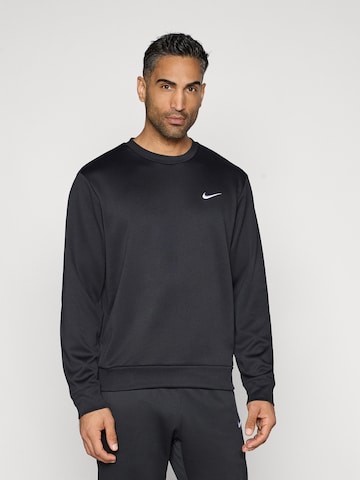 NIKE Αθλητική μπλούζα φούτερ 'FLEX' σε μαύρο: μπροστά