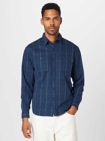 Dockers - Ajuste regular Camisa en azul: frente