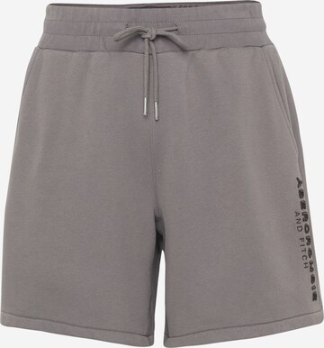 Loosefit Pantaloni di Abercrombie & Fitch in grigio: frontale