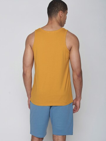 GREENBOMB Shirt 'Bike Sunset' in Yellow