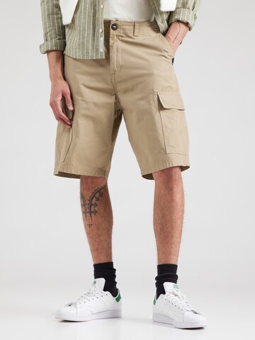 Volcom Loosefit Cargobroek 'STRANGE TRIPPER' in Groen: voorkant