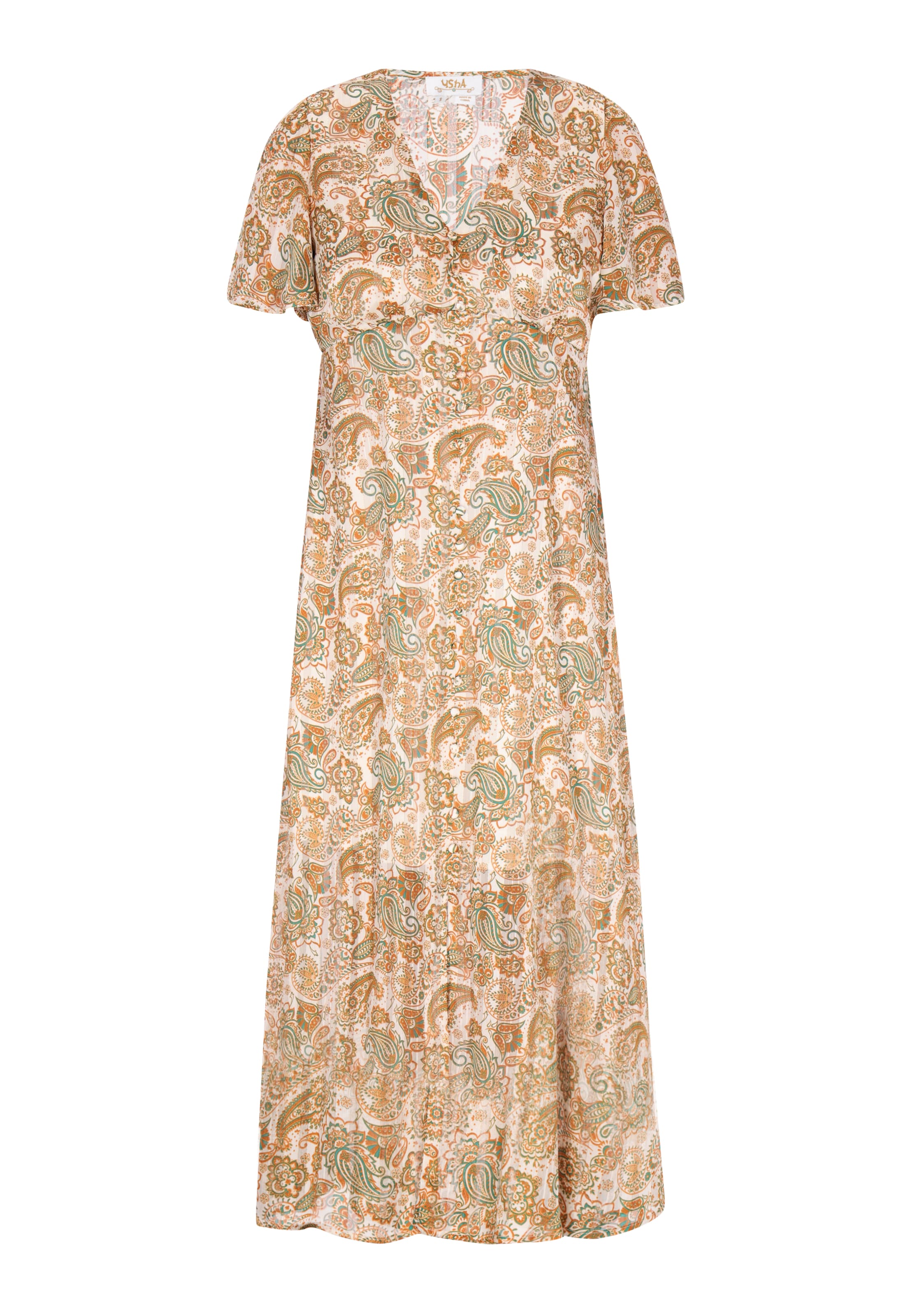 usha FESTIVALKošulja haljina 'Spring Summer' - bež boja: prednji dio