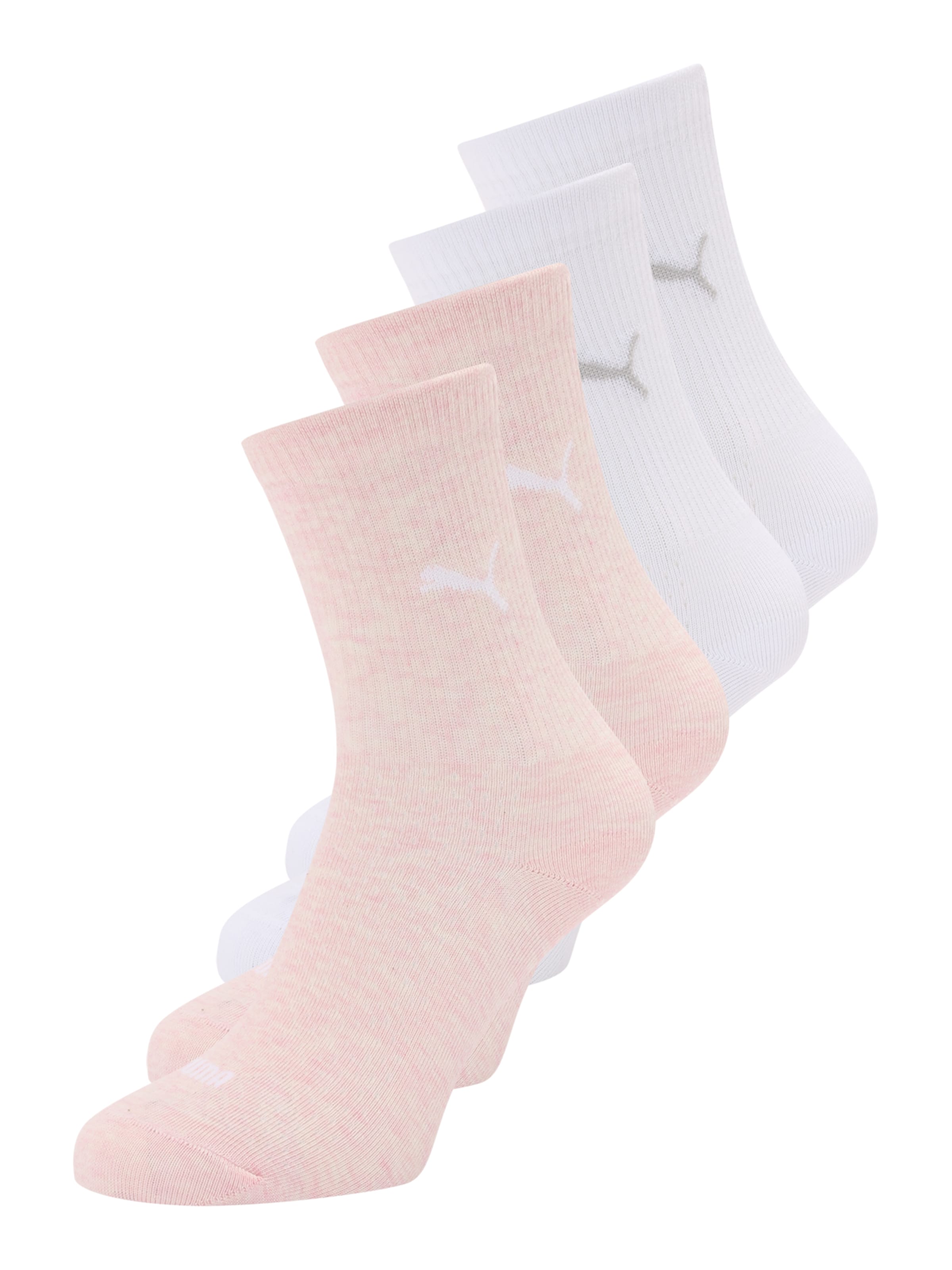 PUMA Nogavice | siva / roza / bela barva, Prikaz izdelka