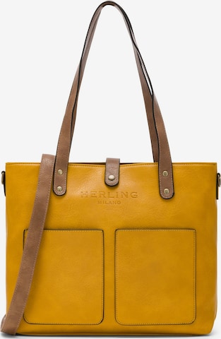 Herling Shopper 'Beraud' in Yellow: front