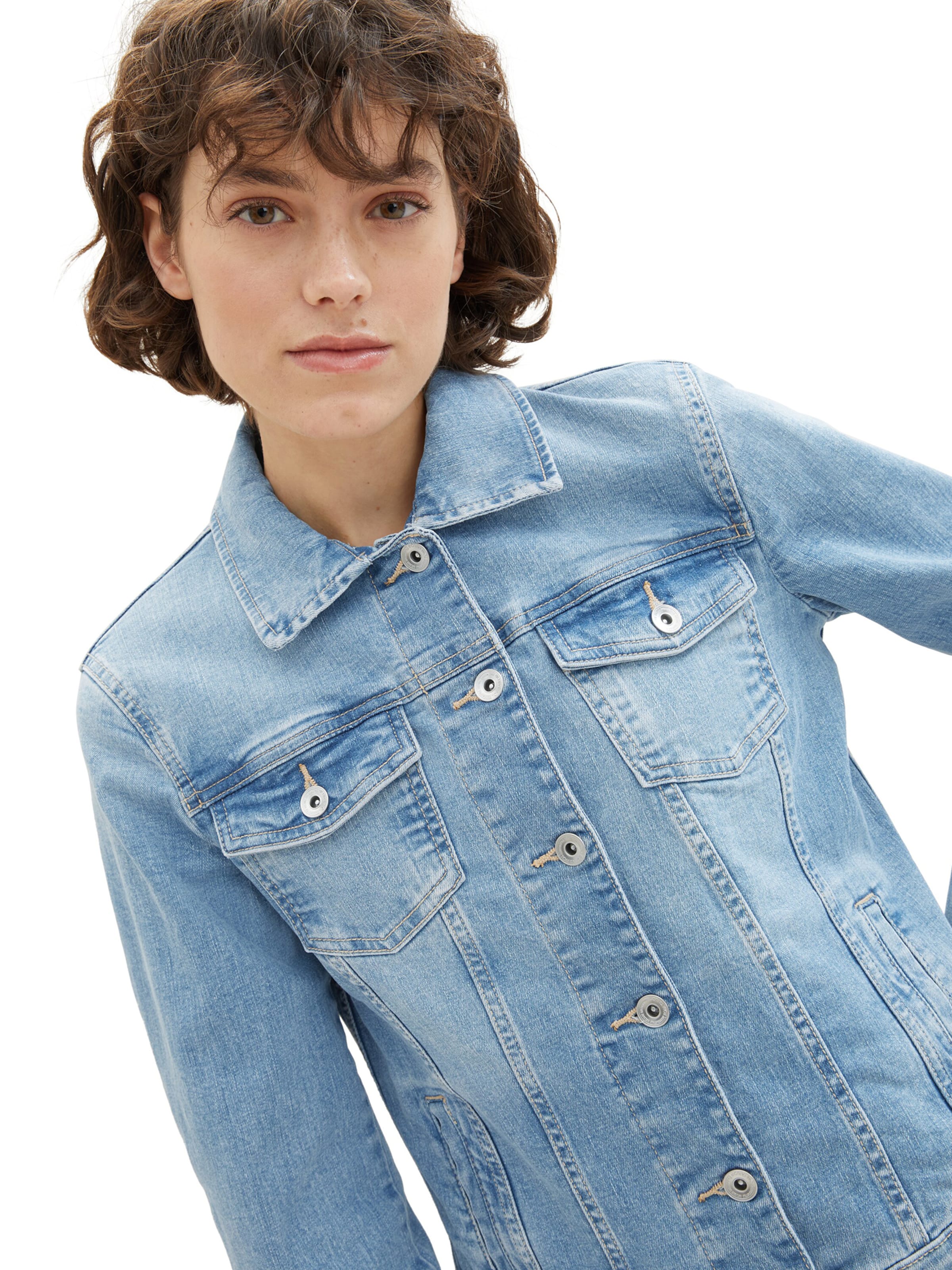 TOM TAILOR Prechodná bunda - Modrá