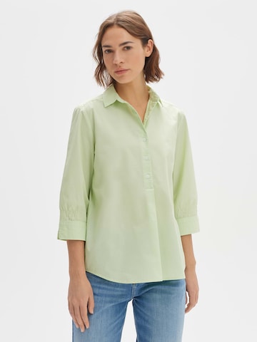 Camicia da donna 'Forta' di OPUS in verde: frontale