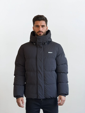 trueprodigy Winter jacket ' Edris ' in Black: front